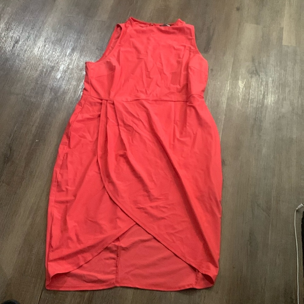 Peach fashion nova dress